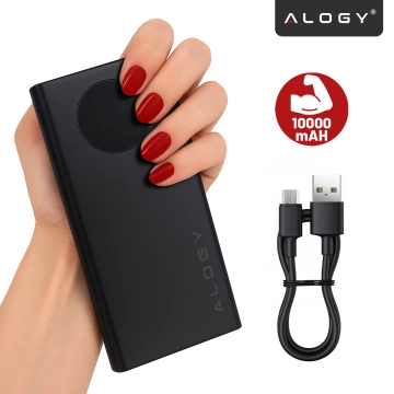 PowerBank Alogy TurboCharge 120W PD PowerDelivery rychlé nabíjení 10000mAh 2x USB-A 1x USB-C Černá
