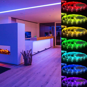 Vodotěsný RGB LED pásek 5m barevný napájecí zdroj Pilot 300 SMD driver