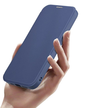 DUX DUCIS Skin X Pro - flipové pouzdro kompatibilní s MagSafe pro Apple iPhone 15 Pro Max modré