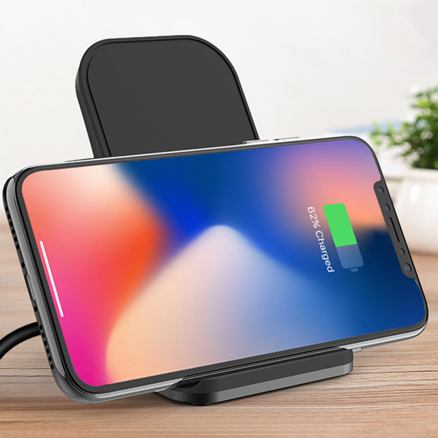 Індуктивна підставка для зарядного пристрою QI15W-S1 Wireless Charger 15W Black