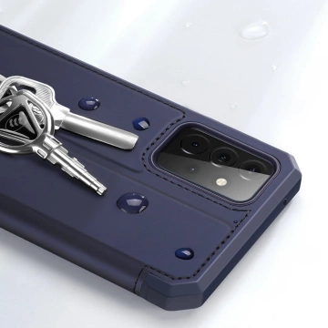 Pouzdro DUX DUCIS Skin X s flipovým krytem pro Samsung Galaxy A72 4G modrý