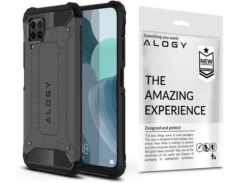 Чохол Alogy Hard Armor для Huawei P40 Lite / Nova 6 SE сірий