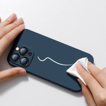 Baseus Tekuté gélové puzdro Silikónový kryt pre iPhone 13 Pro Blue (ARYT000703)