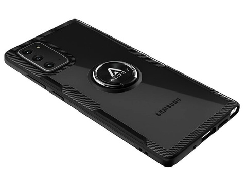 Etui Alogy Ring Holder Clear Armor für Samsung Galaxy Note 20 schwarz