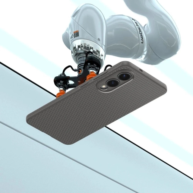 Pouzdro Spigen Liquid Air pro Samsung Galaxy S25 Edge, šedé