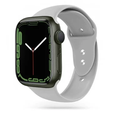 Apple Watch s ikonou Tech-protect 4/5/6/7/8/se/ultra (42/44/45/49 mm) šedá