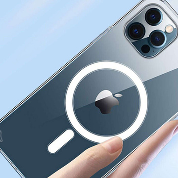 Pouzdro MagSafe Ultra Slim Alogy pro Qi nabíječky pro iPhone 12 / Pro. Čiré sklo