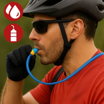 Bicycle rear light for the rear of the bike LED lighting rear light red aluminum waterproof IPX4 50lm Alogy