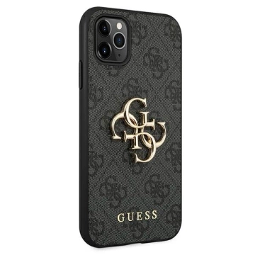 Твердий чохол Etui Guess GUHCN584GMGGR для iPhone 11 Pro 4G з великим металевим логотипом