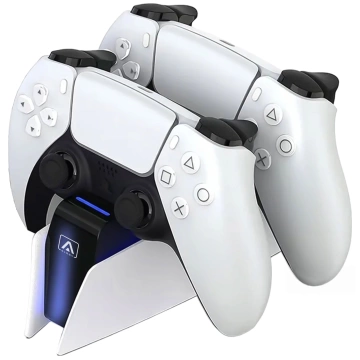 Duální dokovací stanice pro ovladač PlayStation 5 PS5 Pad White