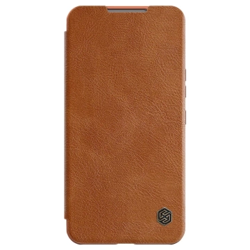 Nillkin Qin Leather Pro Case Case For Samsung Galaxy S22 (S22 Plus) Camera Protector Holster Cover Flip Case Brown