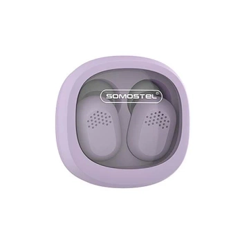 Bezdrátová sluchátka Somostel I660 Earbuds Bluetooth TWS, fialová