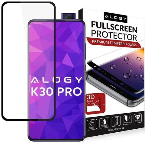Alogy Full Glue Glass for Xiaomi Redmi K30 Pro Black