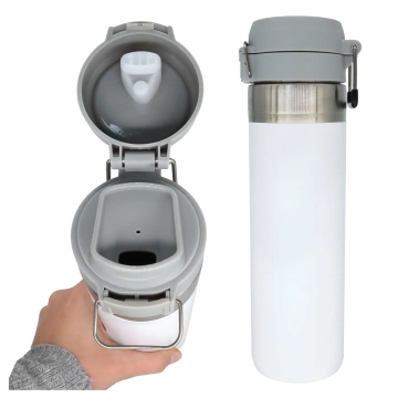 Fan Desk Fan Standing Small Circulator with Clip Cordless Handheld 500mAh USB-C Alogy White