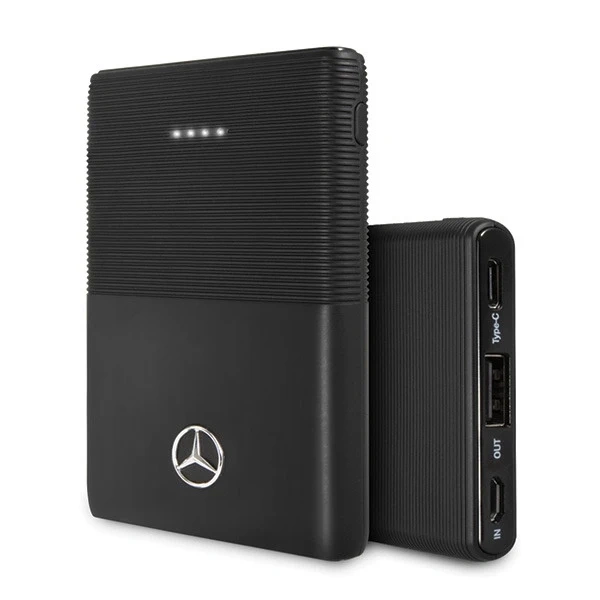 Mercedes Powerbank MEPB5KAESBK 5000mAh schwarz/schwarz