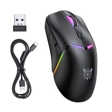 ONIKUMA CW928 Gaming Mouse Black, 2.4 GHz, Bluetooth, 12,000 DPI, RGB