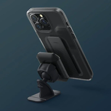 UNIQ pouzdro Heldro Mount iPhone 14 Pro Max 6,7" šedá/párový kouř