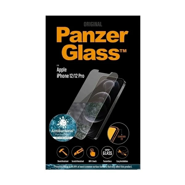 PanzerGlass Standard Super glass for iPhone 12/12 Pro Antibacterial