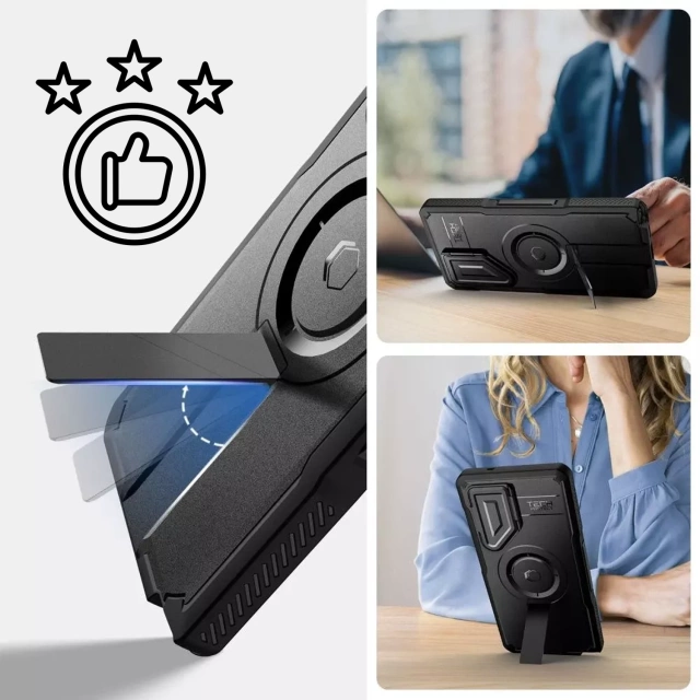 Pouzdro Tech-Protect Kevlar MagSafe pro Samsung Galaxy S25 Ultra, černé