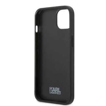 Protective phone case Karl Lagerfeld KLHCP13MPMNIKBL for Apple iPhone 13 6.1" hardcase blue/blue Monogram Ikonik Patch