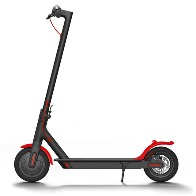 Krátky zadný blatník Alogy pre elektrickú kolobežku pre Xiaomi Mijia M365 / Pro / Mi 1S / Pro 2 Red