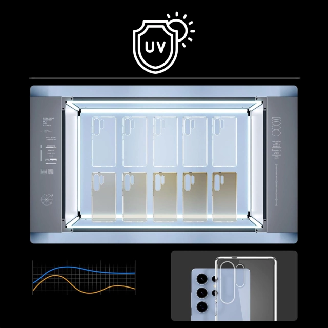 Pouzdro Spigen Ultra Hybrid Crystal Clear pro Samsung Galaxy S25 Ultra