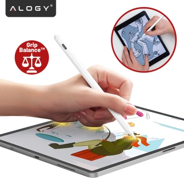 Магнітний стилус Alogy Note & Sketch Pen для Apple iPad Pro/ Air/ Mini White
