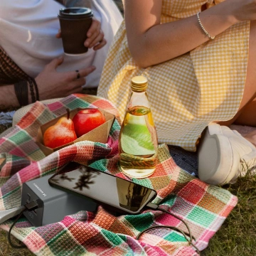 Powerbank Wozinsky K65+ 30000mAh 65W USB-C/USB-A Szary