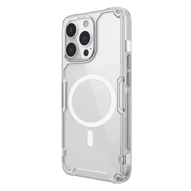 Nillkin Nature Pro Magnetische Hülle für iPhone 13 Pro Magnetic Armor Cover Transparente Hülle (MagSafe-kompatibel)