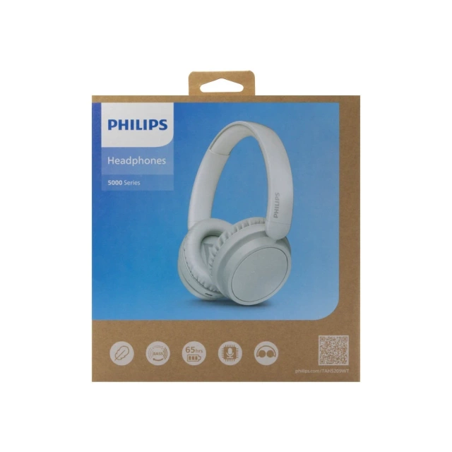 Philips TAH5209WT/00 Bluetooth 4000 Series On-Ear-Kopfhörer weiß
