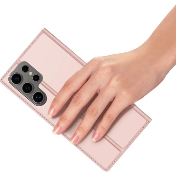 Etui Kabura do Samsung Galaxy S25 Ultra Dux Ducis Skin Pro Różowa