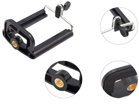 Universal holder tripod hook for phone for 1/4 tripod