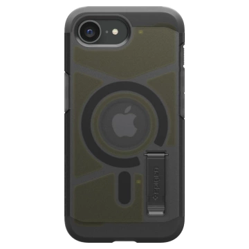 Чохол для iPhone 16e Spigen Tough Armor Mag MagSafe Frost Black