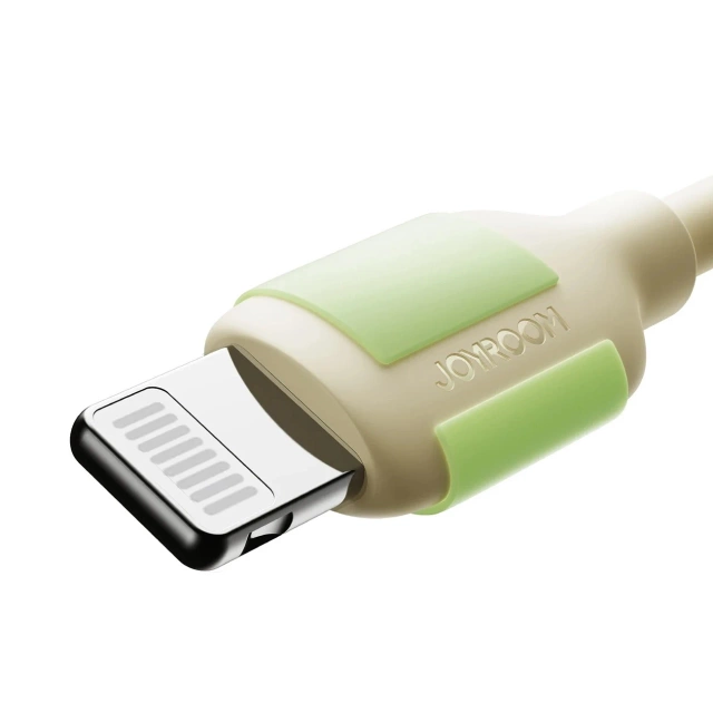 Kabel Joyroom S-A53 30W USB-C – Lightning 1,2m Beżowy Fluorescencyjny