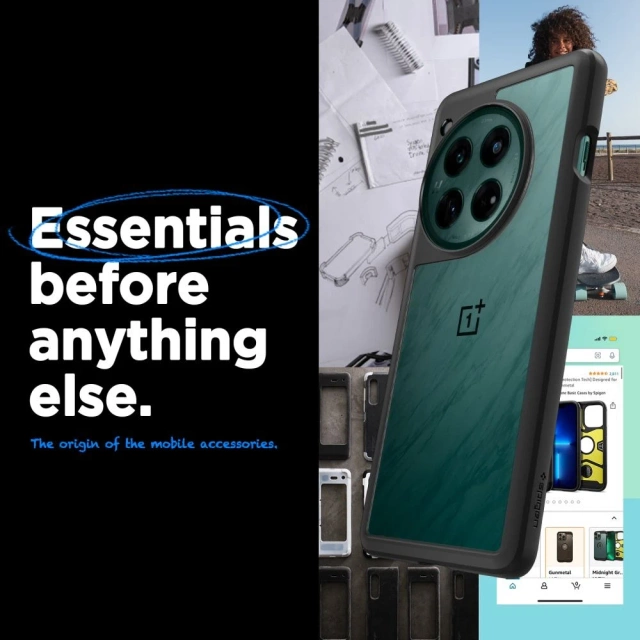 Etui Spigen Ultra Hybrid do OnePlus 12 Matte Black