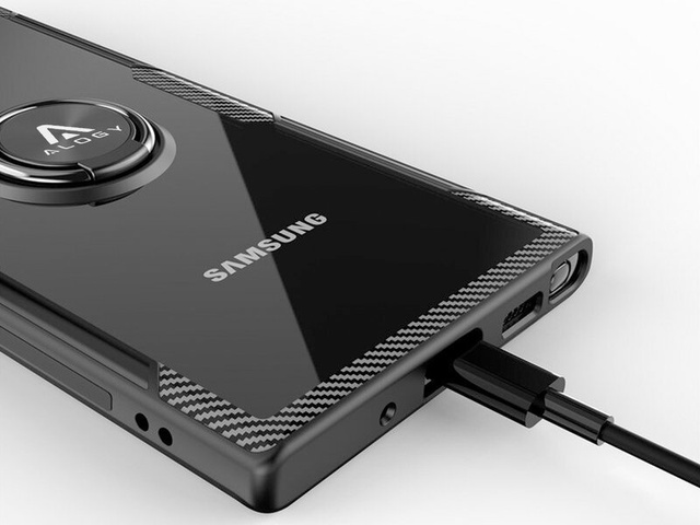 Etui Alogy Ring Holder Clear Armor для Samsung Galaxy Note 20 czarne