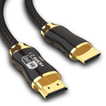 Кабель HDMI-HDMI 2.1 8K 60Hz 4K 120Hz кабель для передачі зображення та звуку Premium HQ