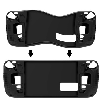 Armored protective silicone case PGTECH TPU Case for Steam Deck Black