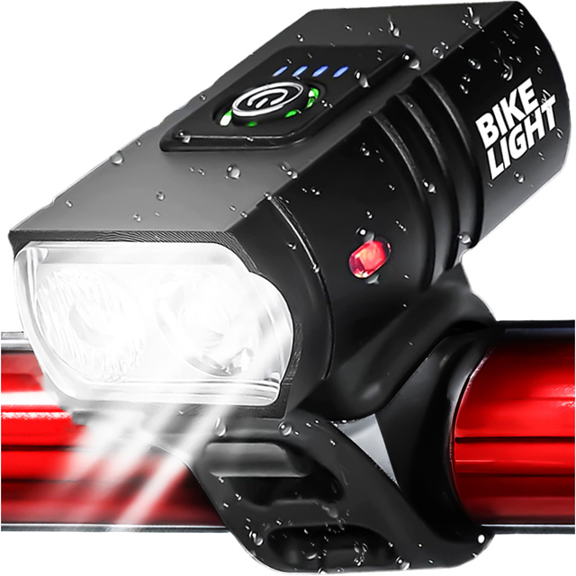 Fahrrad-Frontlicht, wasserdicht Alogy, LED-Licht, 800 LM Fahrradbeleuchtung