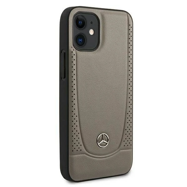 Захисний чохол Mercedes MEHCP12SARMBR для Apple iPhone 12 Mini 5.4" коричневий/коричневий hardcase Urban Line