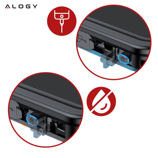 Pouzdro pro Apple iPhone 15 Pro Armored 360 pouzdro pro Mag Safe voděodolné Armor IP68 Alogy černé