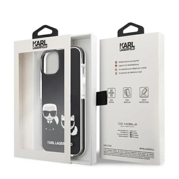 Karl Lagerfeld KLHCP13STPEKCK iPhone 13 mini 5,4" hardcase czarny/black Karl