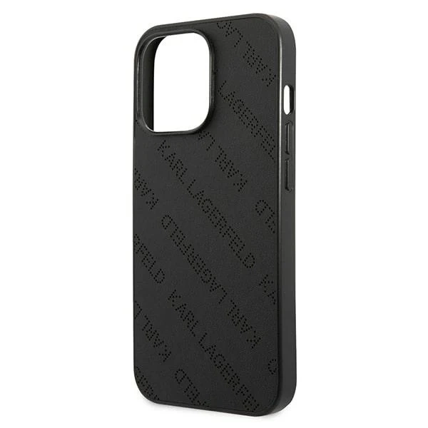 Etui Karl Lagerfeld KLHCP13LPTLK pro iPhone 13 Pro / 13 6,1" pevný obal Perforated Allover