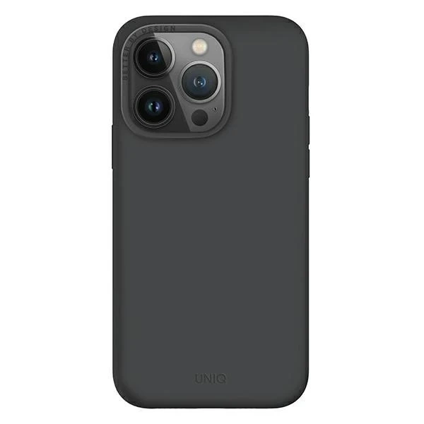 UNIQ Lino Hue phone case for Apple iPhone 14 Pro 6.1" Magclick Charging grey/charcoal gray