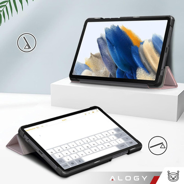 Puzdro pre Samsung Galaxy Tab A9 2023 8,7" X110 / X115 obal na tablet Alogy Book Cover Pink