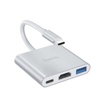 HOCO Adaptérový HUB HB14 Typ C (USB3.0 HDMI PD 67W) [EOL]