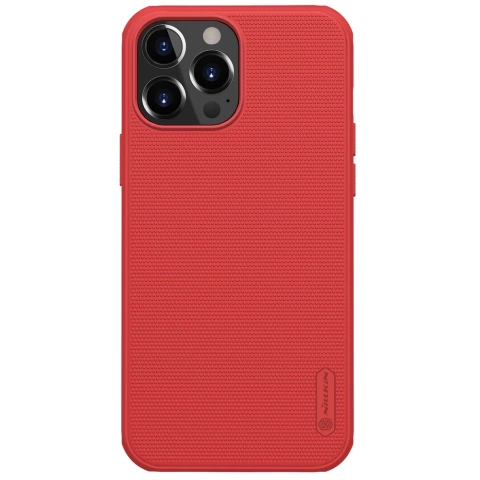Міцний чохол Nillkin Super Frosted Shield Pro для iPhone 13 Pro Max червоний