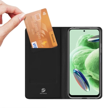 Чохол Dux Ducis Skin Pro для Xiaomi Redmi Note 12 Pro Flip Card Wallet Stand Black