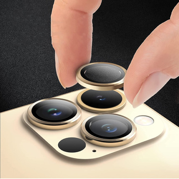 3mk Lens Protection Pro Phone Lens Protector for Apple iPhone 13 Pro / 13 Pro Max Gold