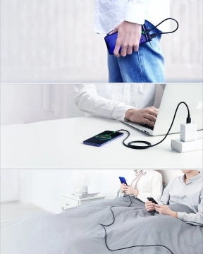 Ugreen cable USB - USB Type C 480 Mbps 3 A 1.5 m black (US287 60117)
